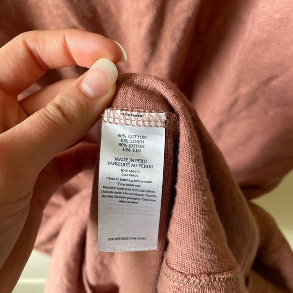 Faherty Cliffside Dress Cedar Wood Linen Cotton Midi
Size M NWOT - Picture 5 of 7